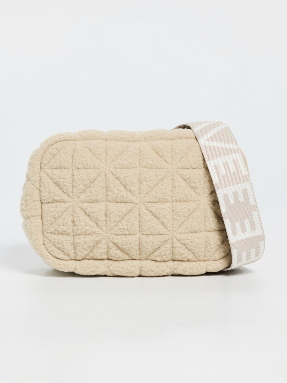NWT Vee Collective Vee Belt Bag Cream Sherpa